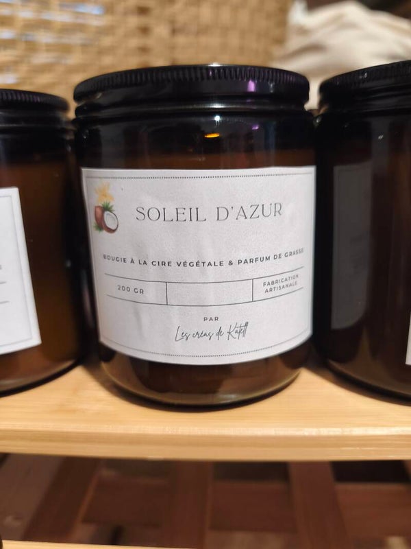 Bougie soleil d' azur