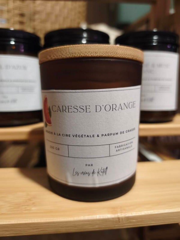 Bougie caresse d'Orange