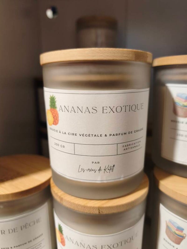 Bougie ananas exotique