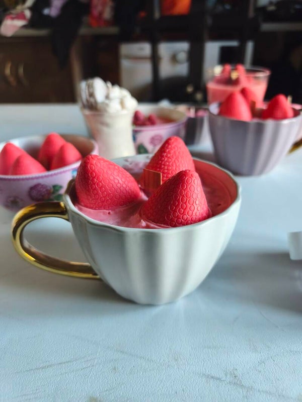 Grande tasse fraise