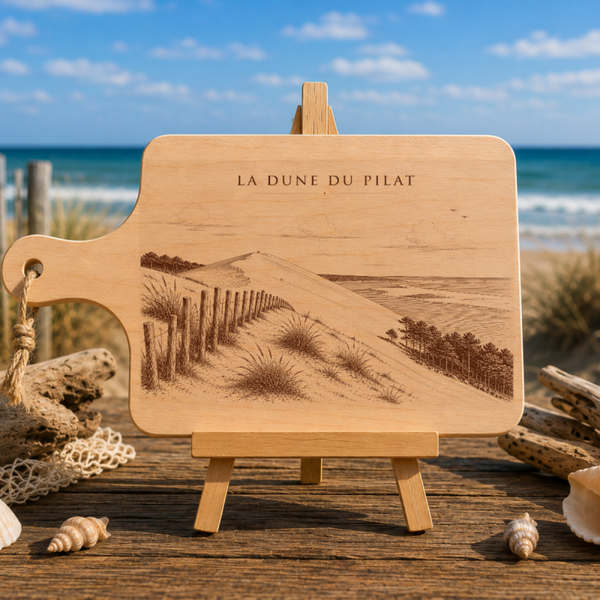 Planche à découper en bois d'aulne - La dune du pilat