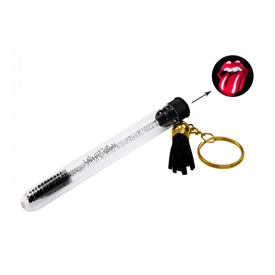 Wimperborstel sleutelhanger emoji