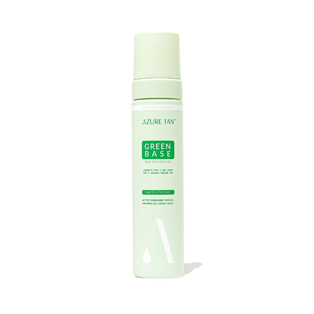 Zelfbruinende mousse - Green Base - donker tot ultra donker