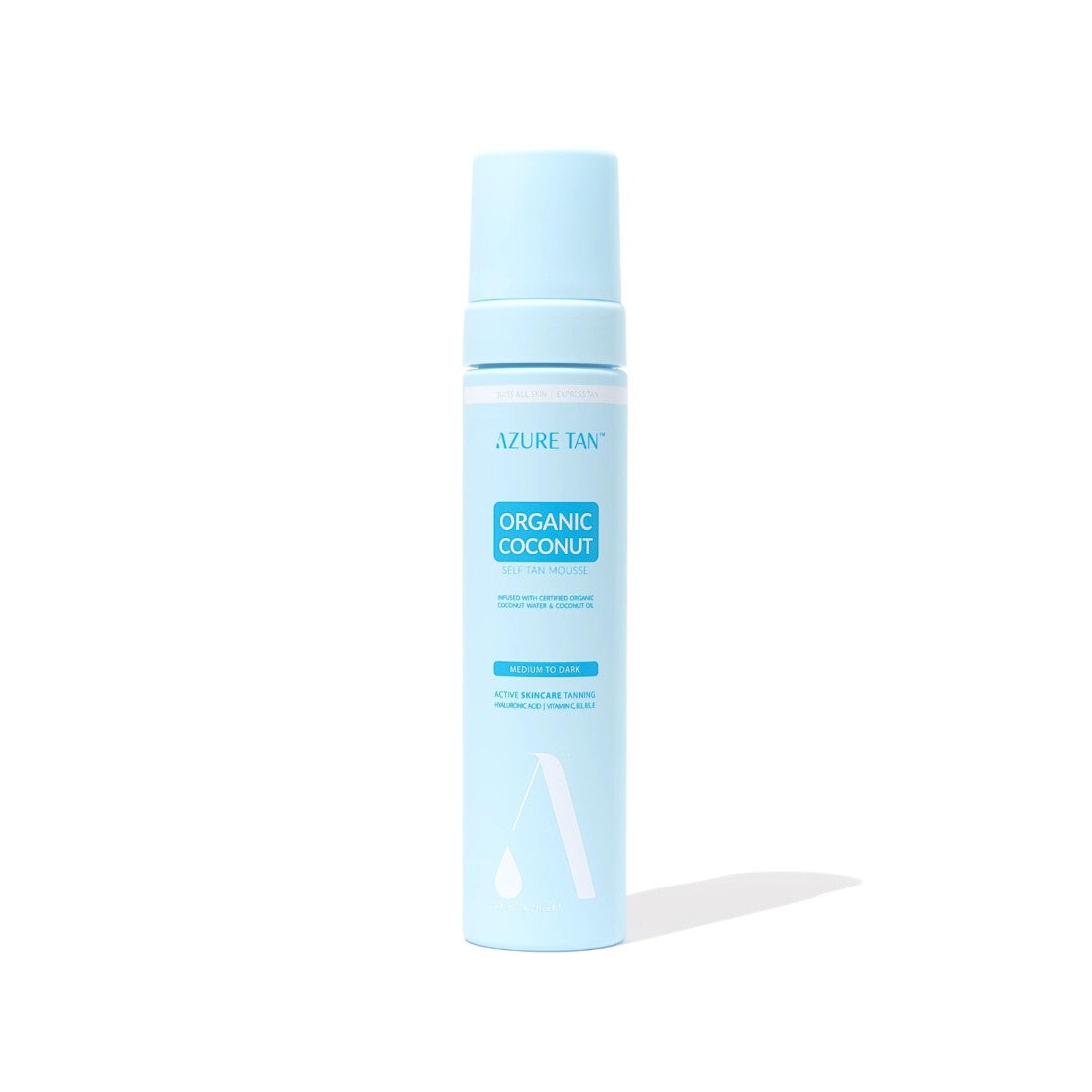 Zelfbruinende mousse - Organic Coconut - medium tot donker