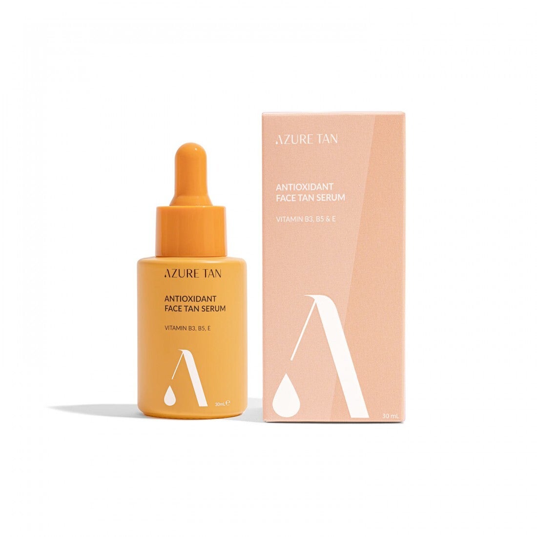 Antioxidant face tan serum