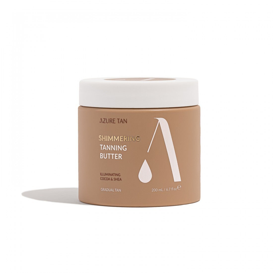 Shimmering tanning butter
