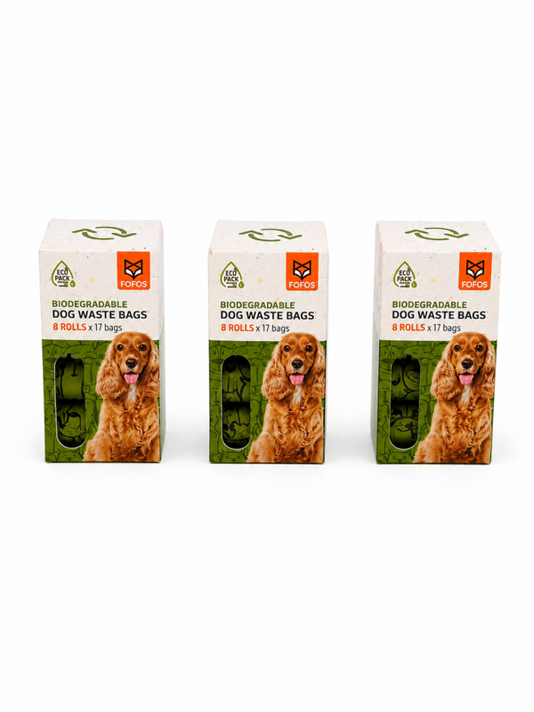 Biologisch afbreekbare hondenpoepzakjes - Set 3 dozen 17 x 8 zakjes