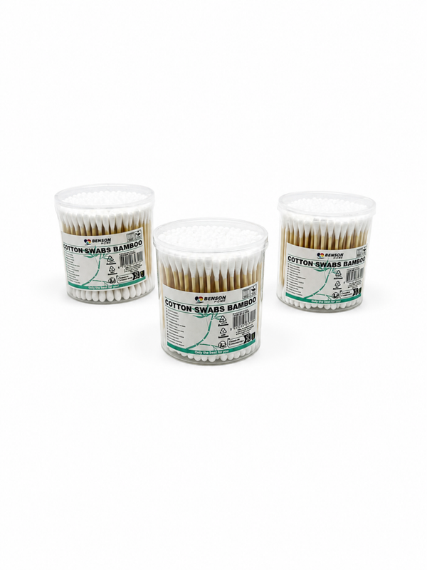 Wattenstaafjes 3 x 200 bamboe Benson Care