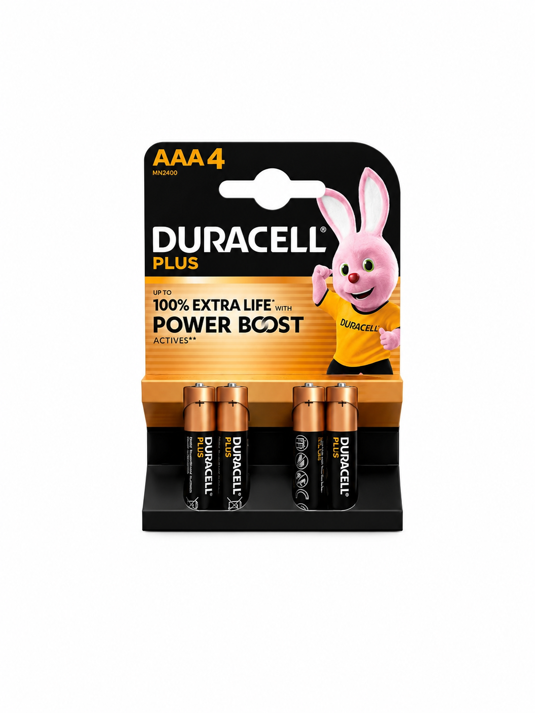 Duracell Plus AAA batterijen 4 stuks