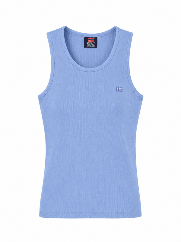 Norway 1963 Tank Top Dames – Lichtblauw