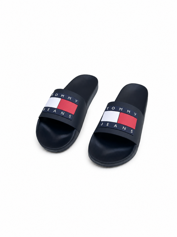 Tommy Jeans Slippers Heren – Zwart
