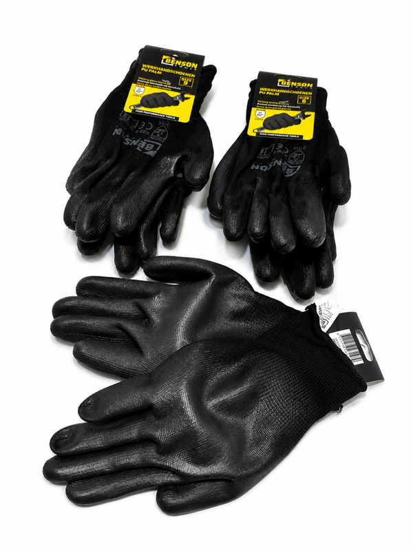 Werkhandschoenen PU palm voordeelbundel