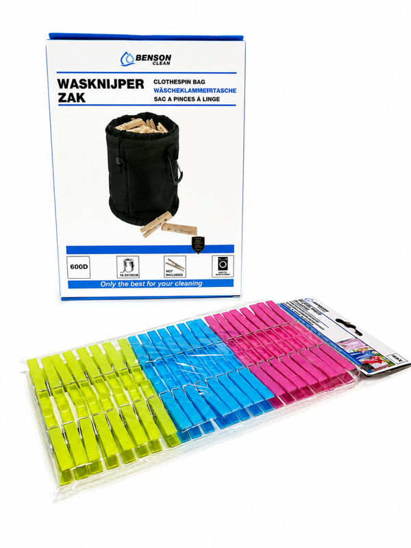 Wasknijper -zak voordeelbundel
