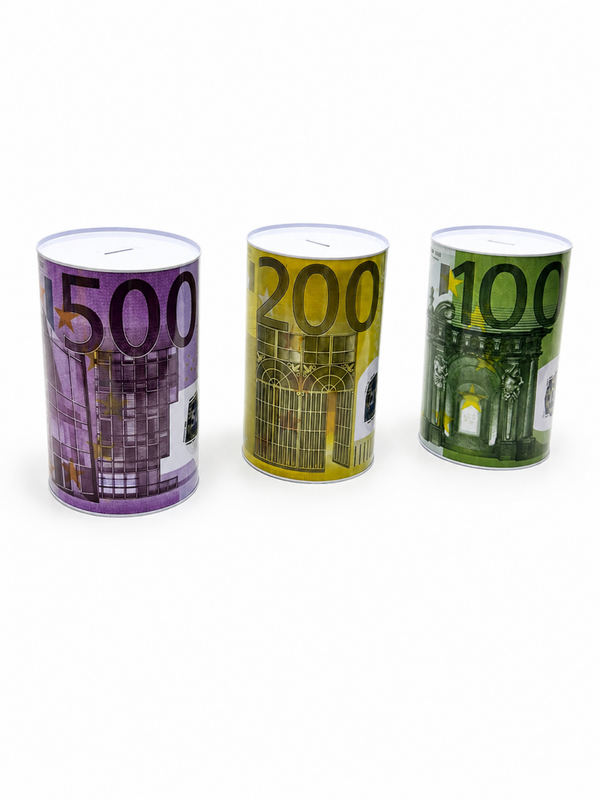 Spaarpot euro design L