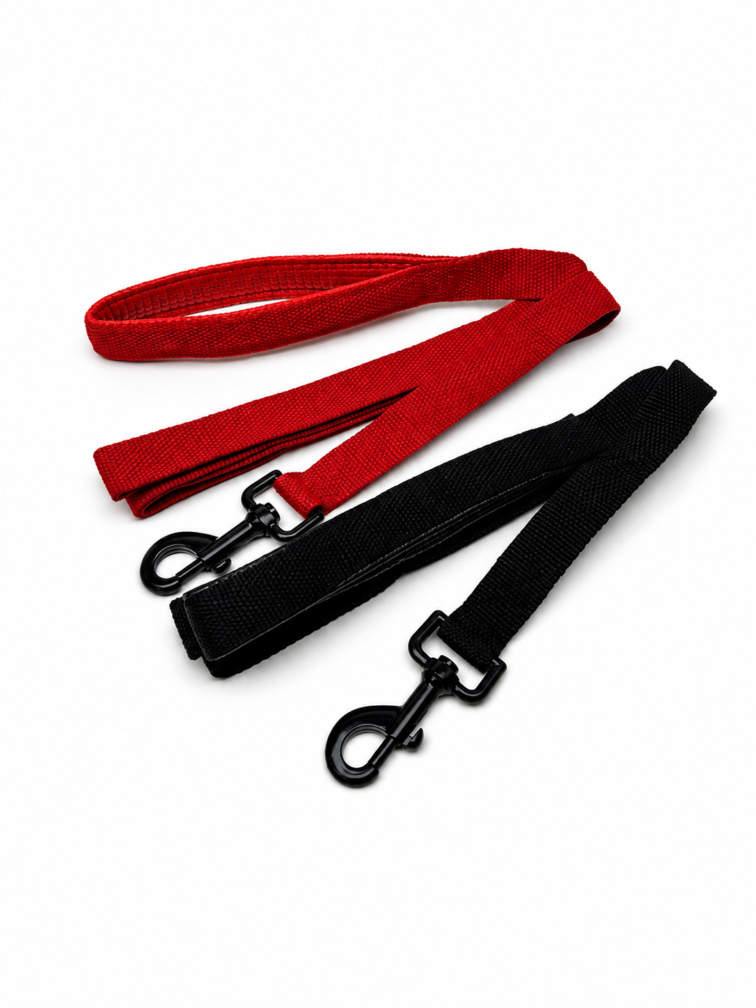 Hondenleiband 200 cm - 2 m - rood/zwart