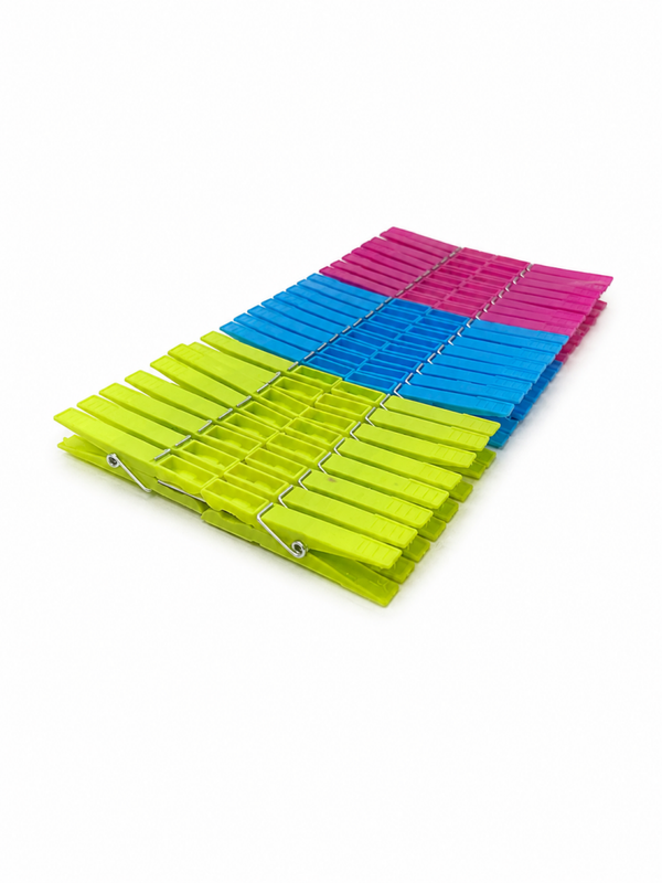 Wasknijpers 48 stuks kunststof