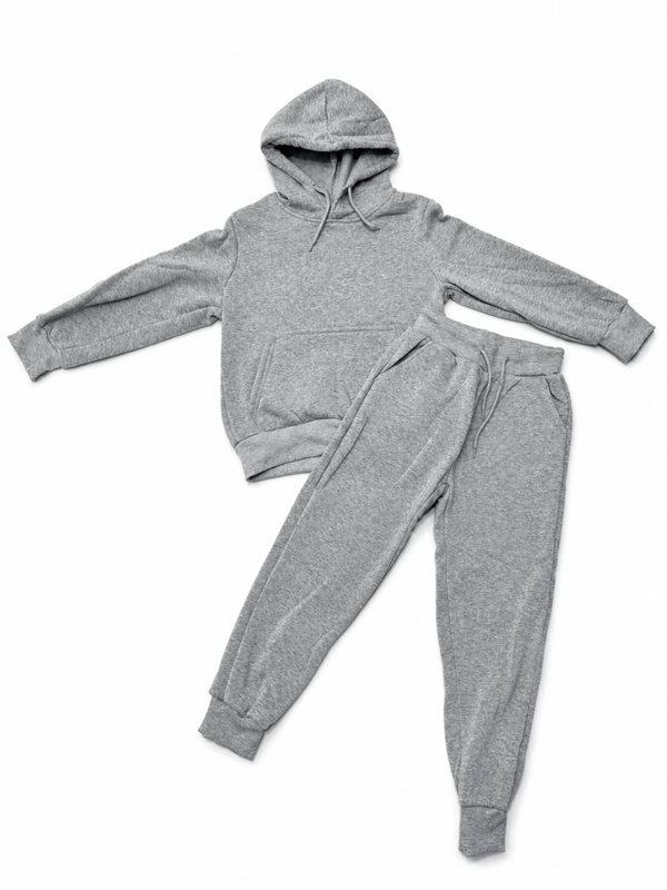 Hoodie - jogging set kids, Grijs FY988