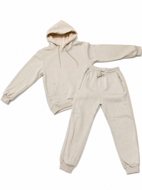 Hoodie - jogging set Beige Kids