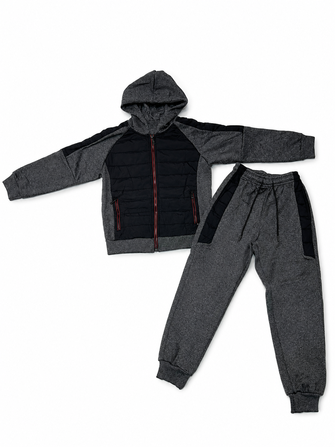 Training Joggingpak Kids jongen Grijs - Zwart Kids