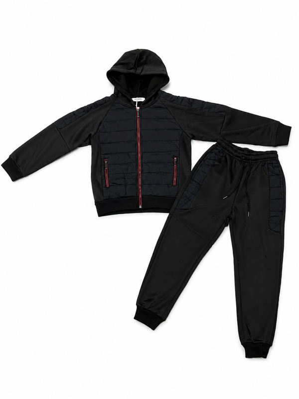 Training Joggingpak Zwart Kids Jongens