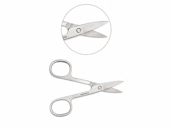 Nagelschaar gebogen model RVS
