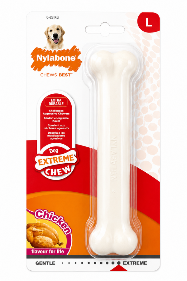 Nylabone Extreme Chew Bot L – Kipsmaak