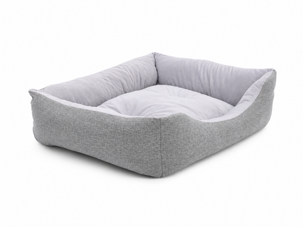 Hondenmand dubbelzijdig grijs 80 x 65 cm