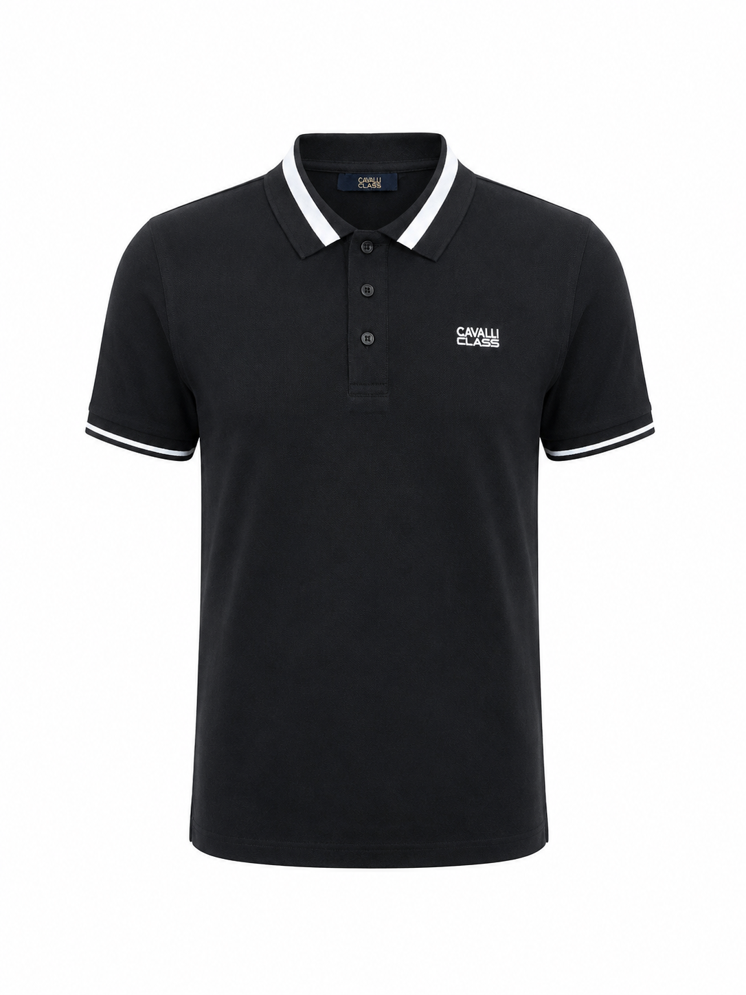 Cavalli Class Polo - Heren - Black