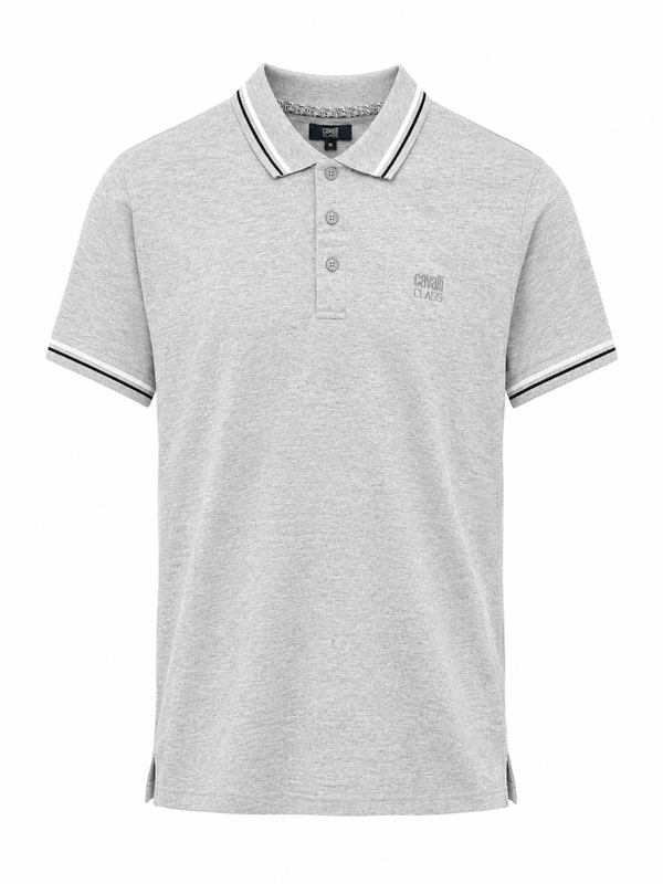 Cavalli Class Polo Shirt Grijs