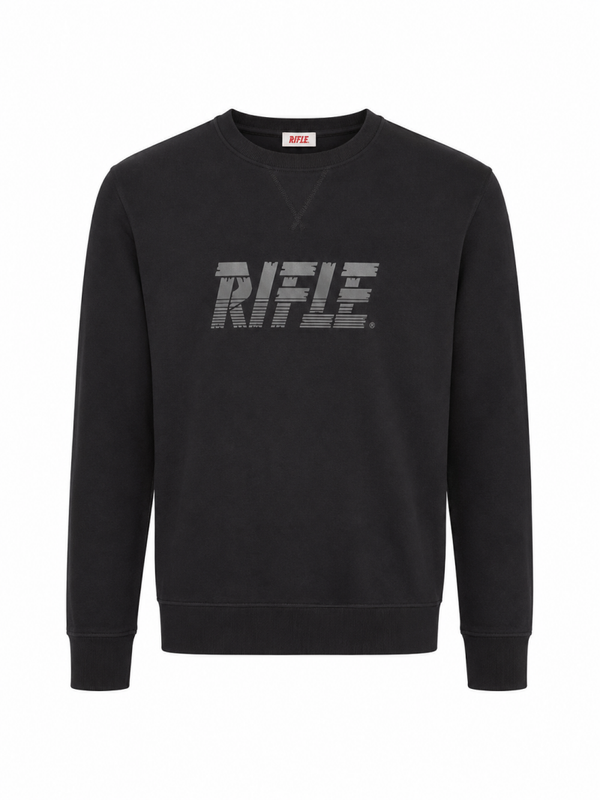Rifle Sweater - Black - 100% Katoen