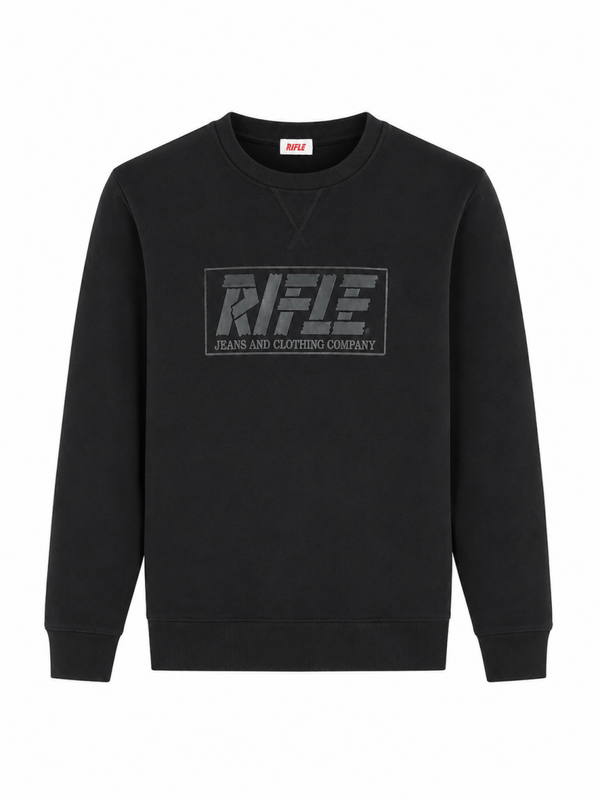 Rifle Sweater Black - Zwart