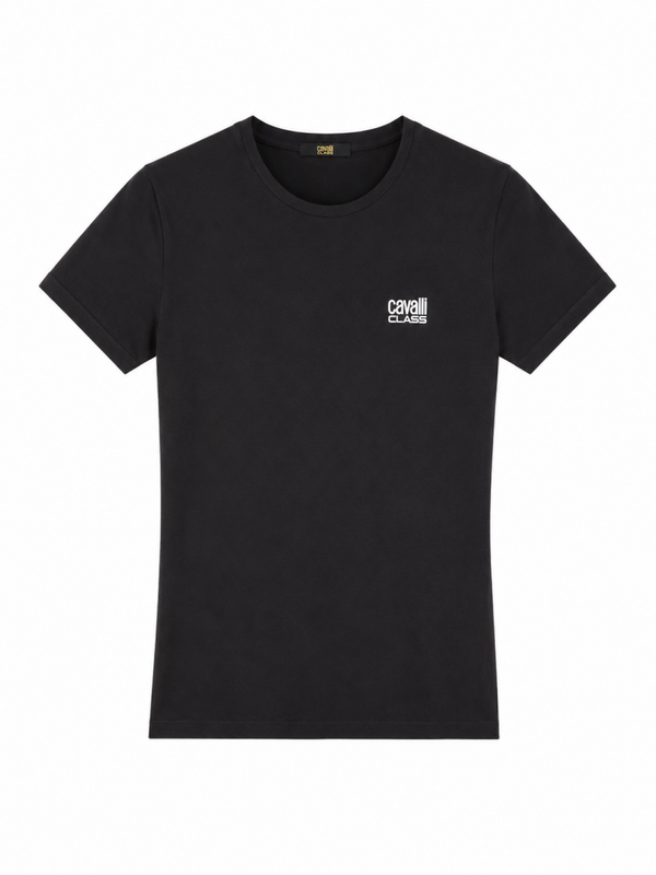 Cavalli Class T-Shirt Zwart - Black