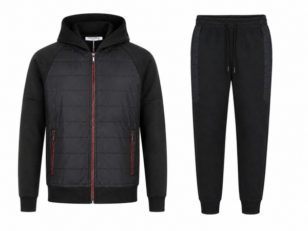 Training Joggingpak Zwart Kids