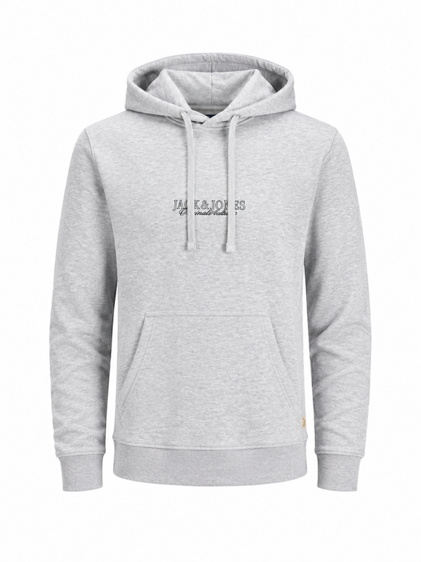 Jack&Jones JORBLEECKER MINIMAL - Hoodie Sweater - Grey