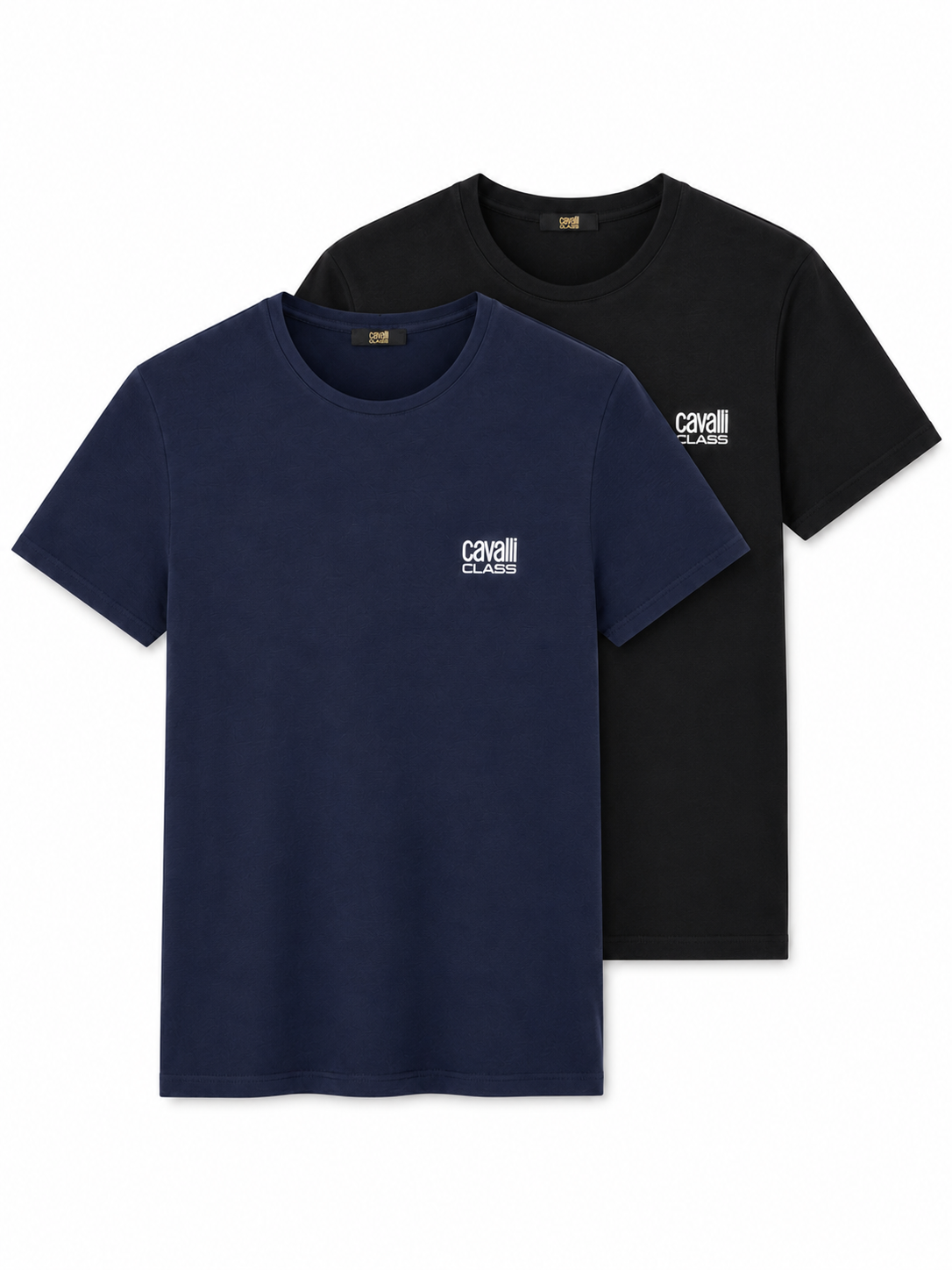 Cavalli Class T-Shirt - 2 pack - Navy Blue, Black