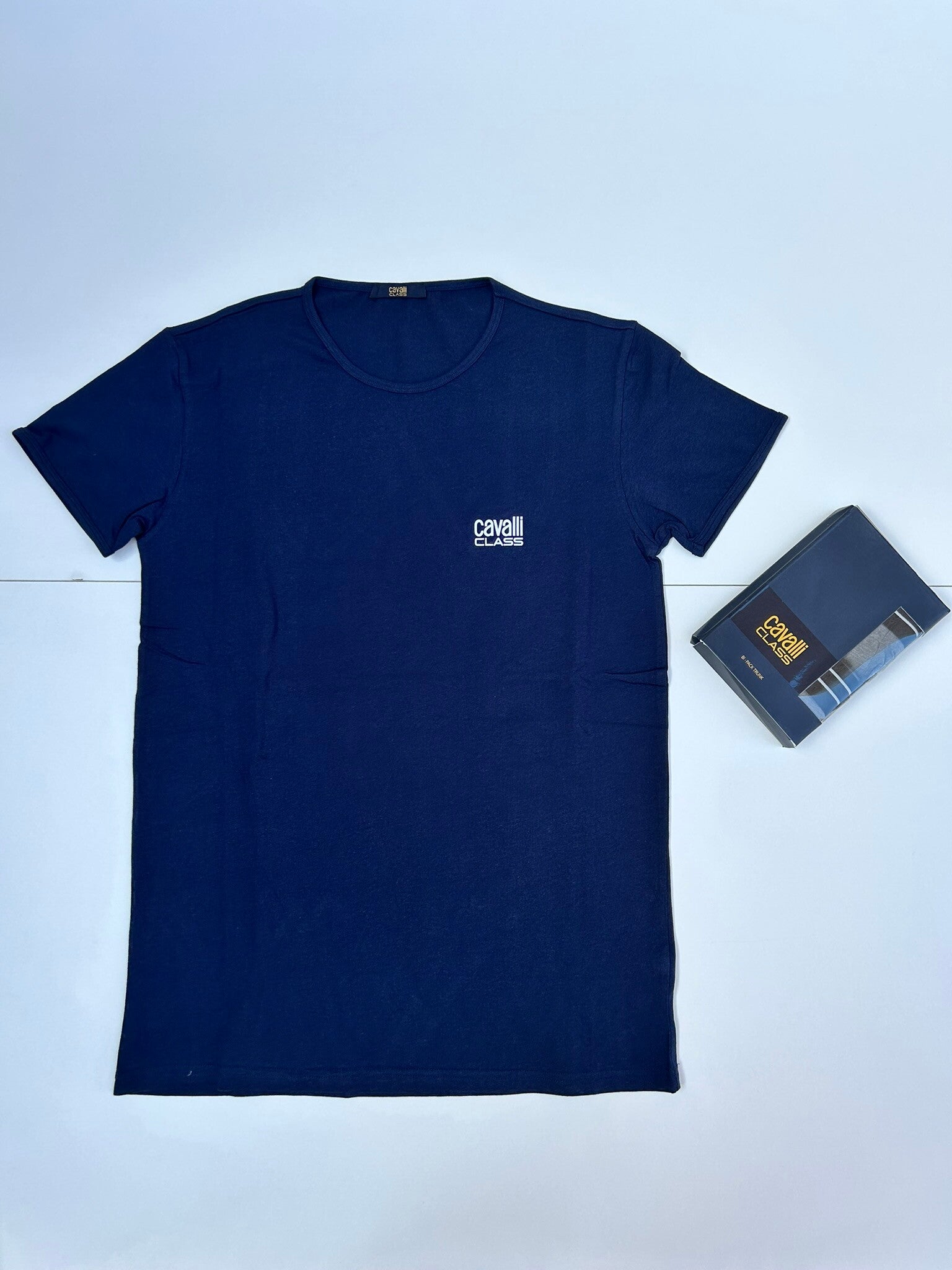 Set Cavalli Class T-Shirt & Ondergoed Navy Blauw