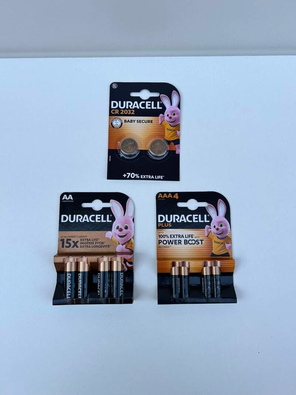 Set Duracell Batterijen