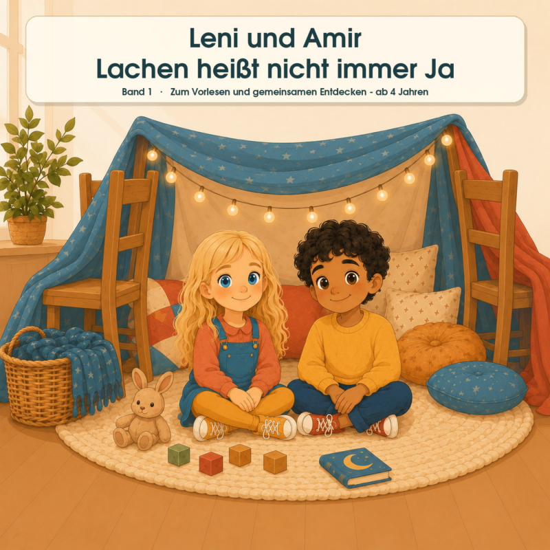 Buchcover von Leni und Amir – Band 1: Lachen heißt nicht immer Ja.