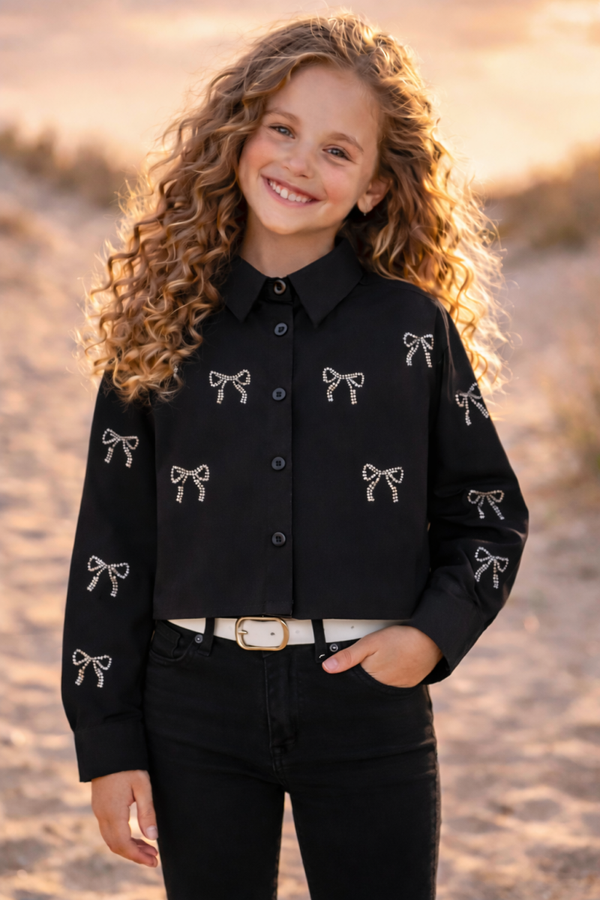 Sparkle & Style Blouse Zwart 🖤