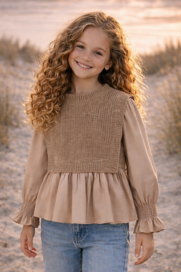 Teddy & Tulle Top 🤎