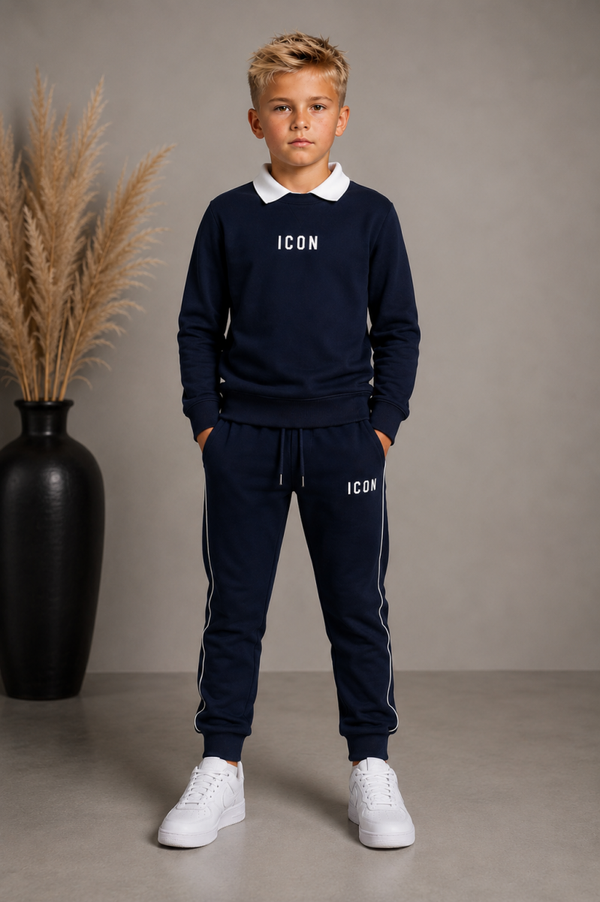 Icon Original Classic Polo Tracksuit Navy