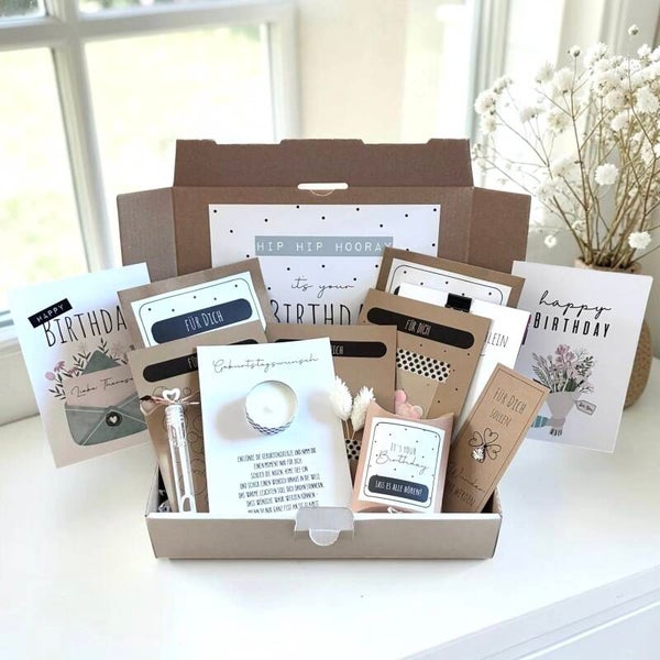 Personalisiertes Geburtstagsgeschenk - Blumenkuvert