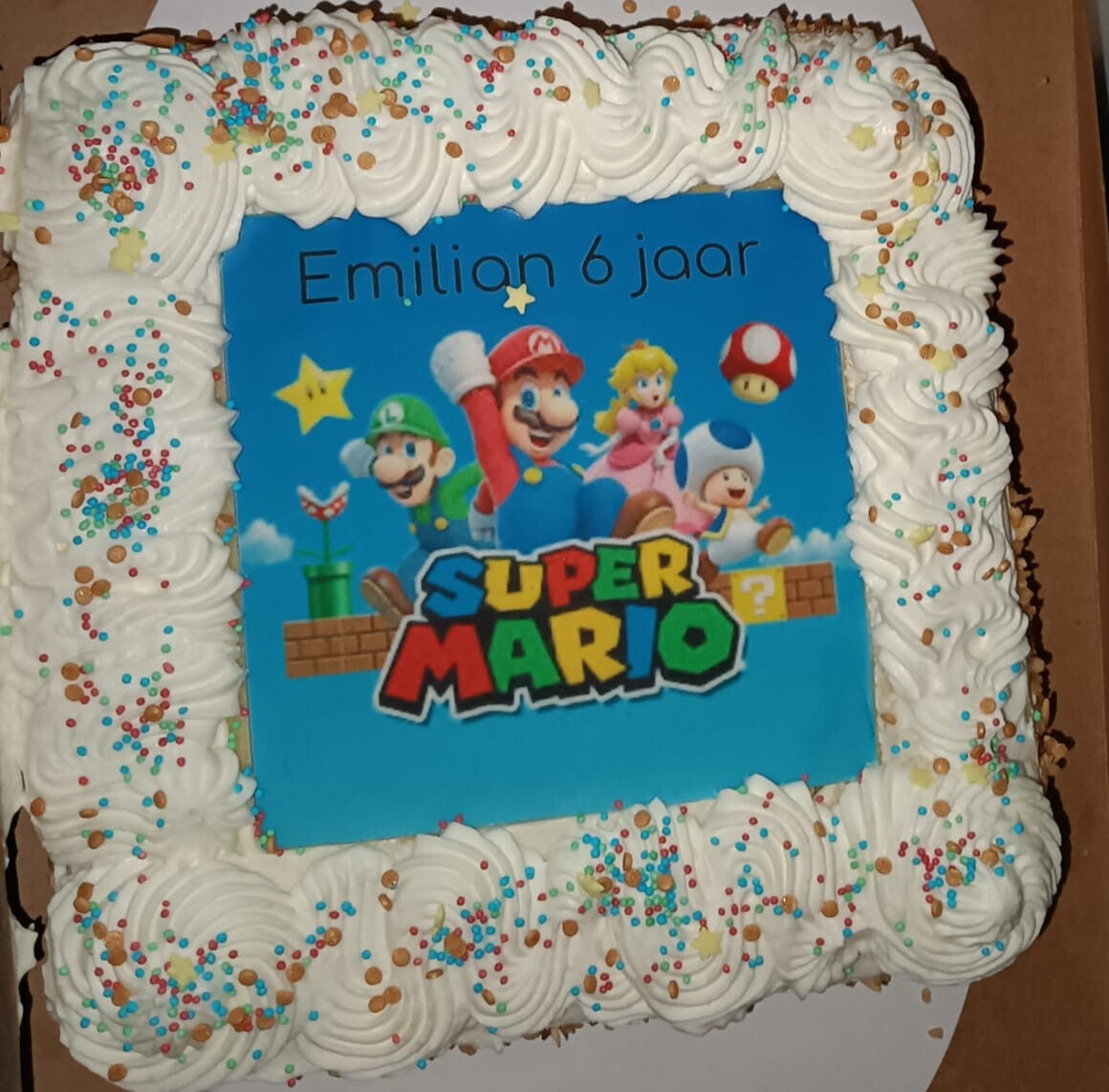 Slagroomtaart 10-12 personen rond