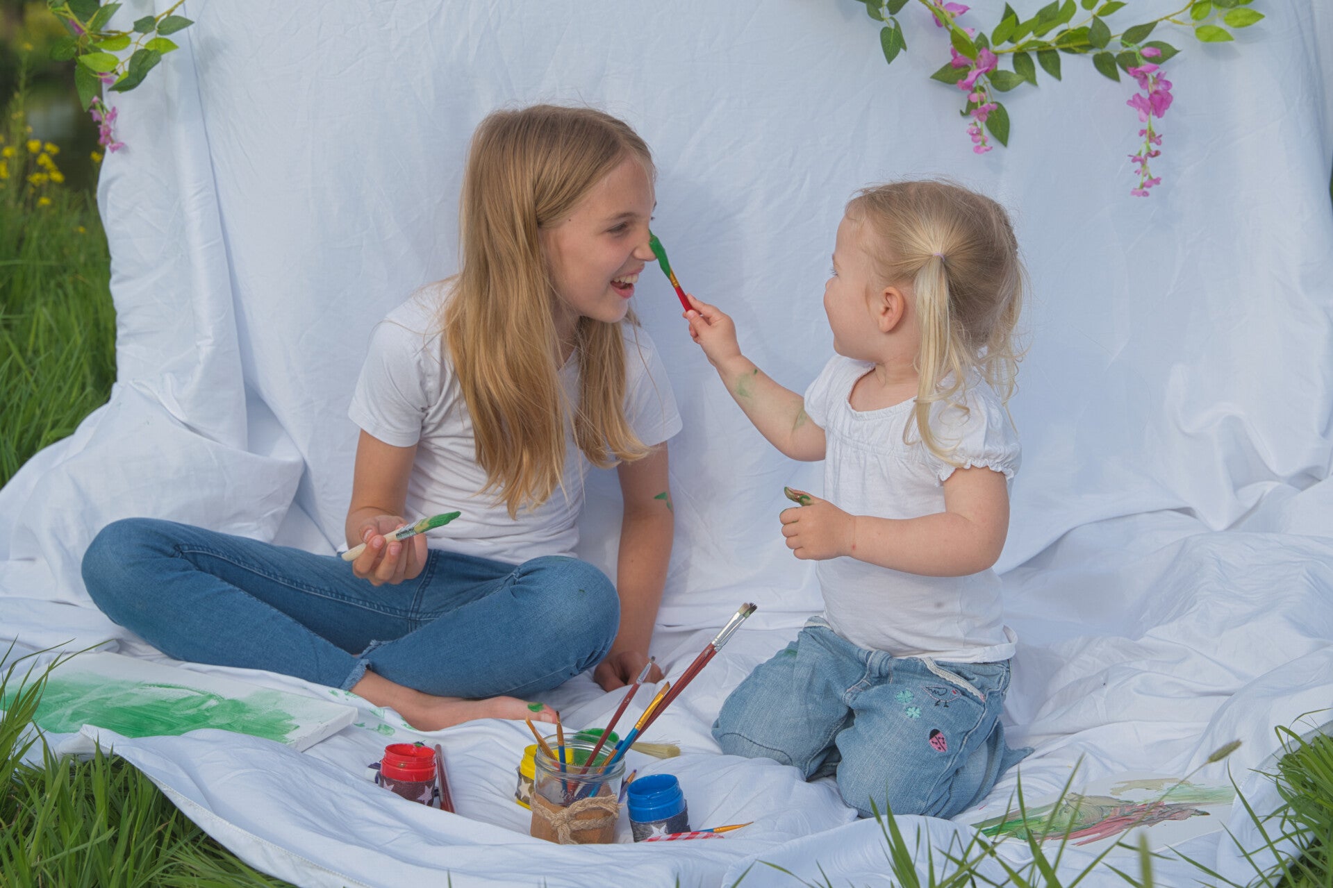 Verf fotoshoot in Nootdorp