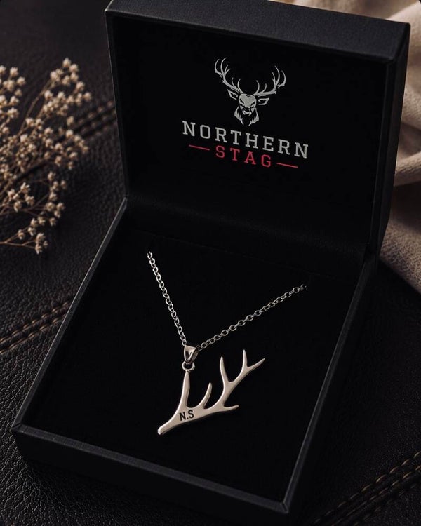 COMING SOON Stainless Antler pendant