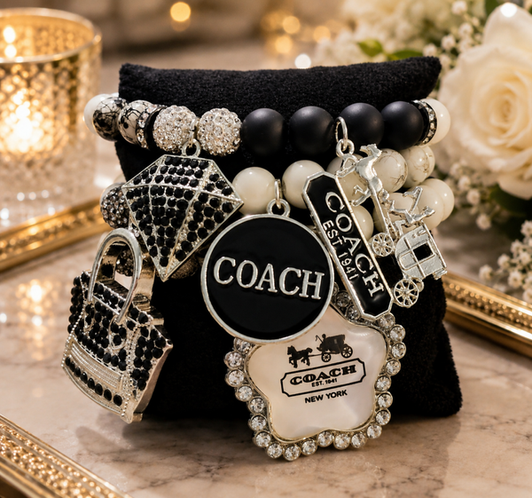 SALE!! Black & White C (3 stack)