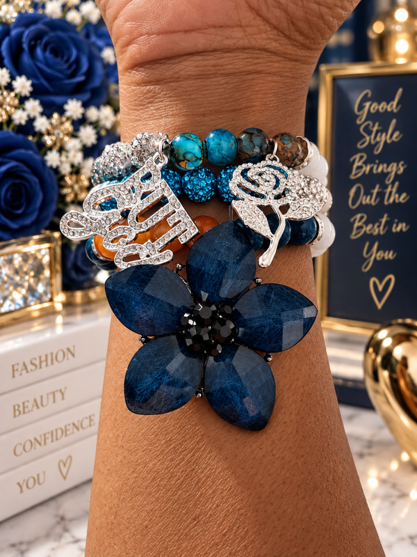 Blue Flower "But God" (3 stack)