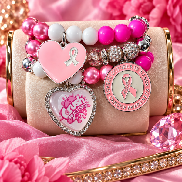 Breast Cancer Pink(3 stack)