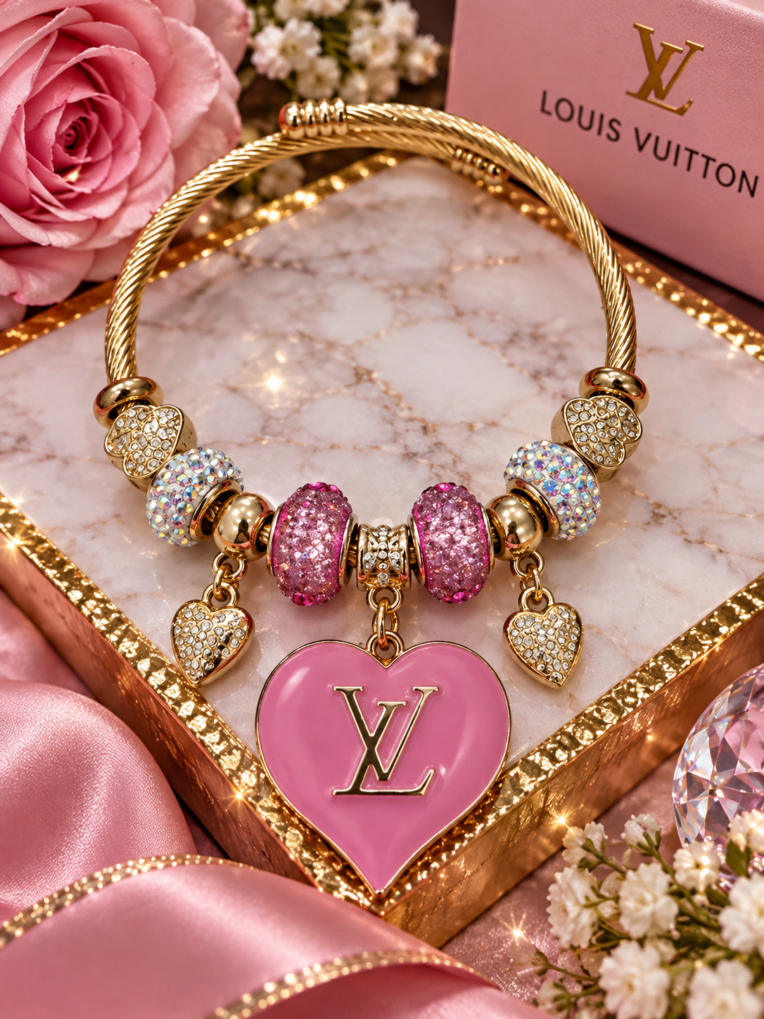 Pink LV Pandora