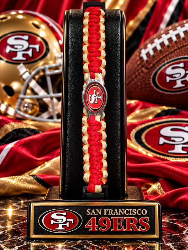 49ers wristband